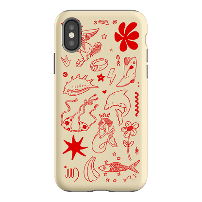 Spiced Cowboy Cream Printed Phone Cases iPhone XS / Armoured by Easty Beasty - The Dairy