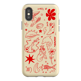 Spiced Cowboy Cream Printed Phone Cases iPhone XS / Armoured by Easty Beasty - The Dairy