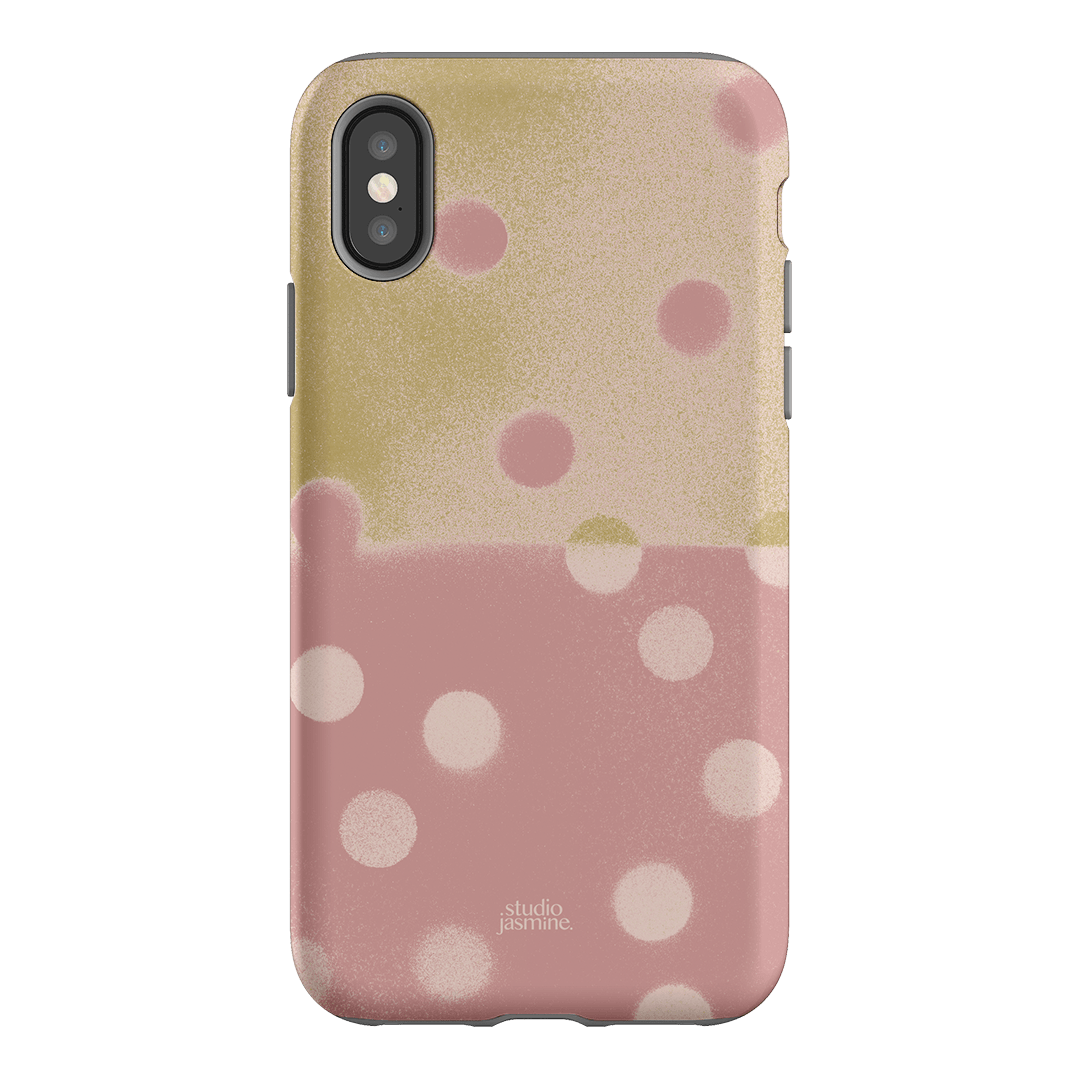 Strawberry Polka Dot Printed Phone Cases iPhone XS / Armoured by Jasmine Dowling - The Dairy