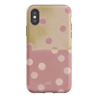 Strawberry Polka Dot Printed Phone Cases iPhone XS / Armoured by Jasmine Dowling - The Dairy
