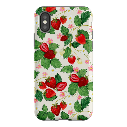 Strawberry Patch Printed Phone Cases iPhone XS / Armoured by Ellie Mae - The Dairy