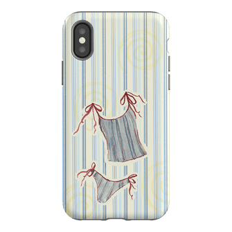 Stripe Tankini Printed Phone Cases iPhone XS / Armoured by Kayla Carr - The Dairy