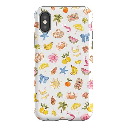 Summer Icons Printed Phone Cases iPhone XS / Armoured by Cass Deller - The Dairy