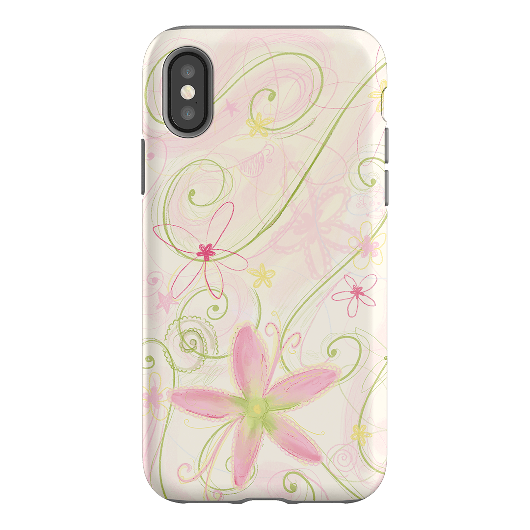 Swirl Pink Printed Phone Cases iPhone XS / Armoured by Kayla Carr - The Dairy