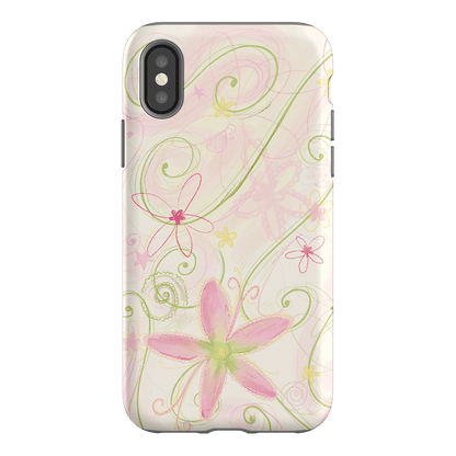 Swirl Pink Printed Phone Cases iPhone XS / Armoured by Kayla Carr - The Dairy