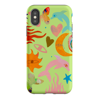 Tattoos Green Printed Phone Cases iPhone XS / Armoured by Kate Eliza - The Dairy