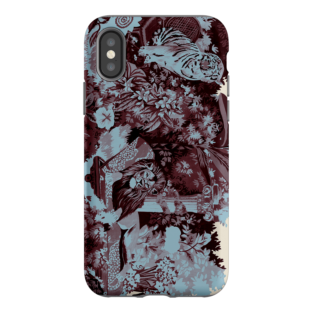 Tippi Blue Printed Phone Cases iPhone XS / Armoured by Desmond & Dempsey - The Dairy