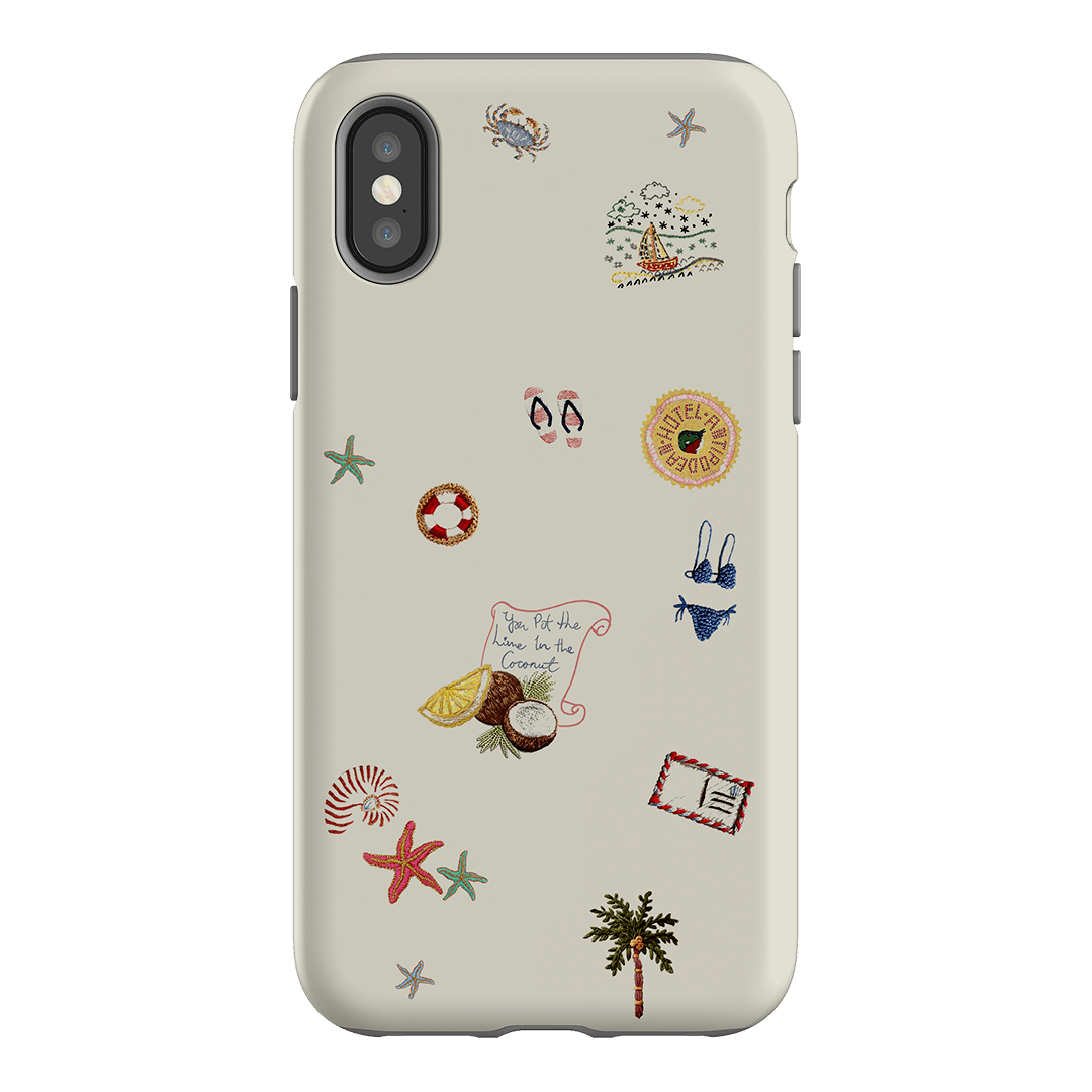 Vacay All Day Cream Printed Phone Cases by Antipodean - The Dairy