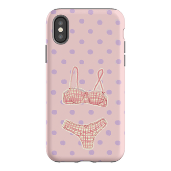 Vintage Gingham Printed Phone Cases iPhone XS / Armoured by Kayla Carr - The Dairy