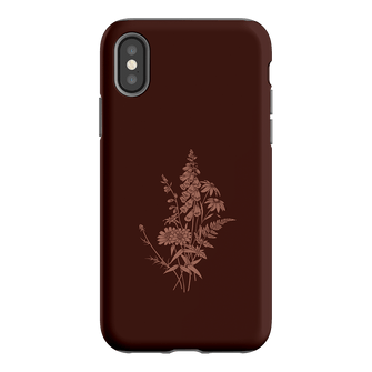 Wildflowers Mocha Printed Phone Cases iPhone XS / Armoured by Typoflora - The Dairy