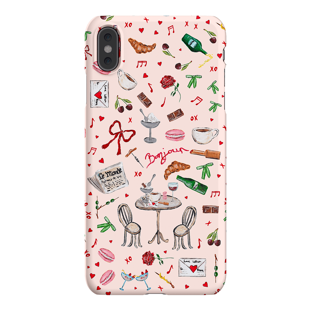 Bonjour Printed Phone Cases iPhone XS Max / Snap by BG. Studio - The Dairy