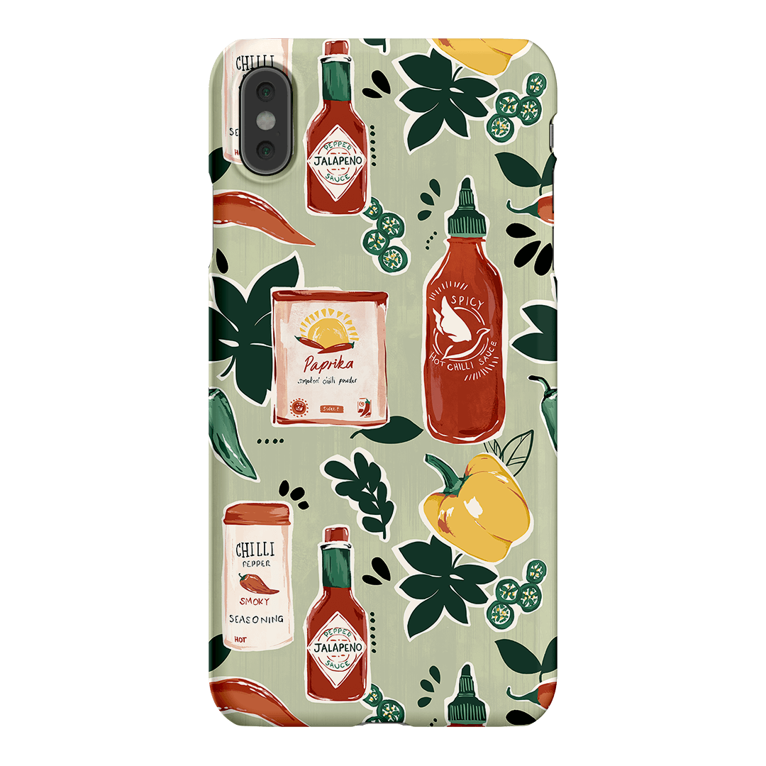 Chilli Pepper Printed Phone Cases iPhone XS Max / Snap by Charlie Taylor - The Dairy
