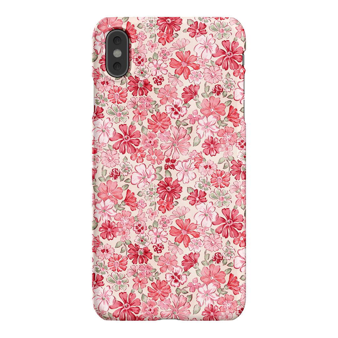 Strawberry Kiss Printed Phone Cases iPhone XS Max / Snap by Oak Meadow - The Dairy