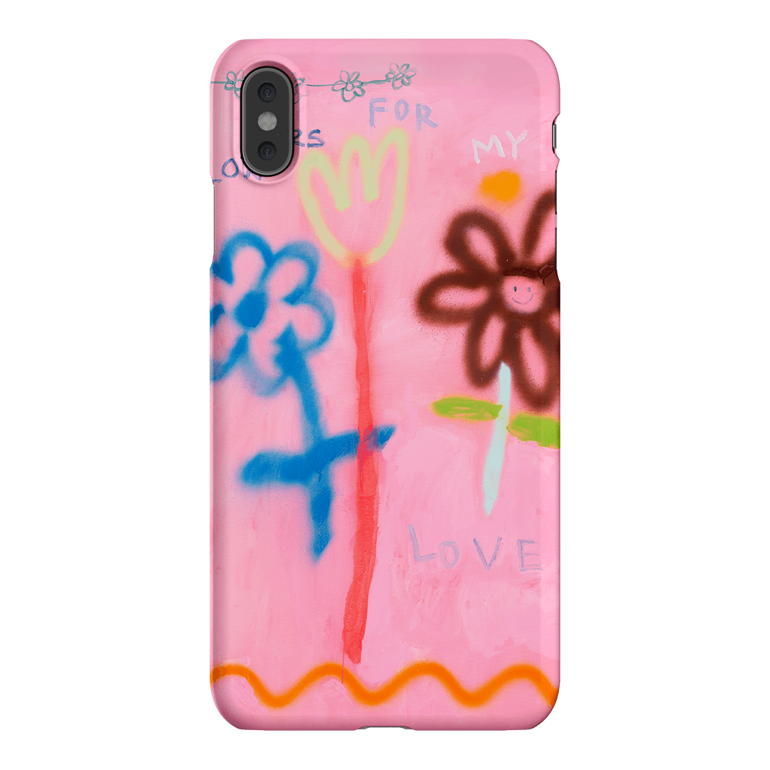 Flowers Printed Phone Cases iPhone XS Max / Snap by Kate Eliza - The Dairy