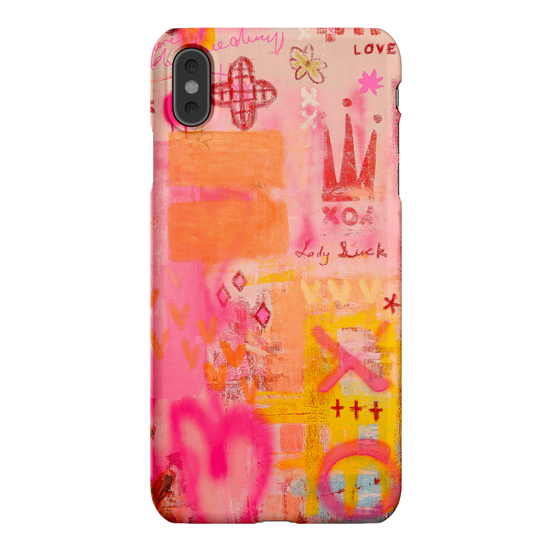Lady Luck Printed Phone Cases iPhone XS Max / Snap by Jackie Green - The Dairy