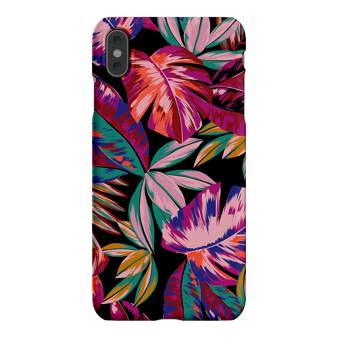 Midnight Palm Printed Phone Cases iPhone XS Max / Snap by Charlie Taylor - The Dairy