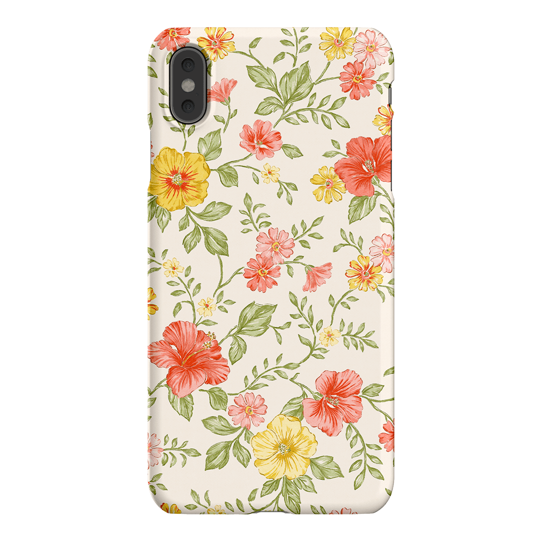 Hibiscus Printed Phone Cases iPhone XS Max / Snap by Oak Meadow - The Dairy