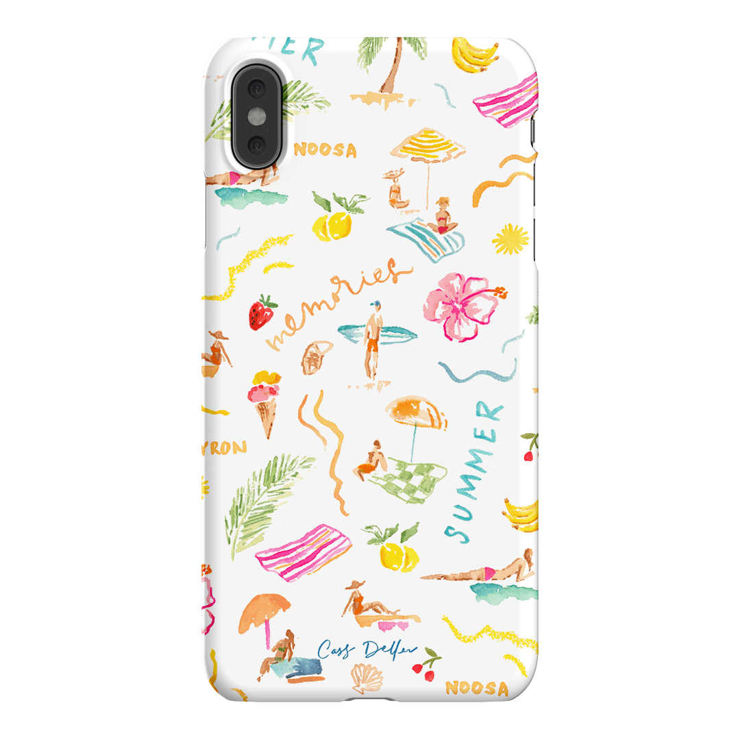 Summer Memories Printed Phone Cases iPhone XS Max / Snap by Cass Deller - The Dairy