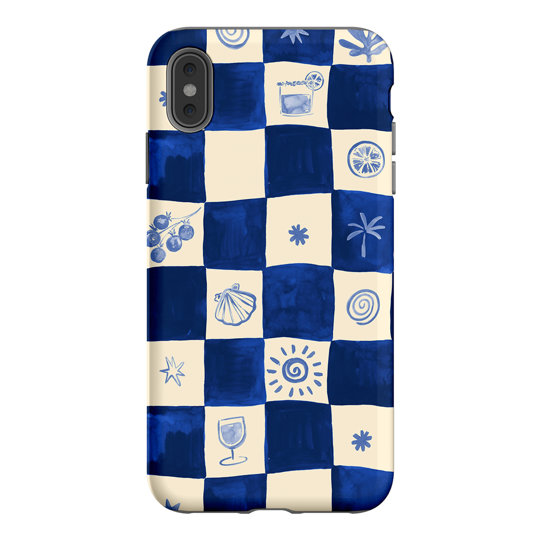 Afternoon Mezze Azure Printed Phone Cases iPhone XS Max / Armoured by Charlie Taylor - The Dairy