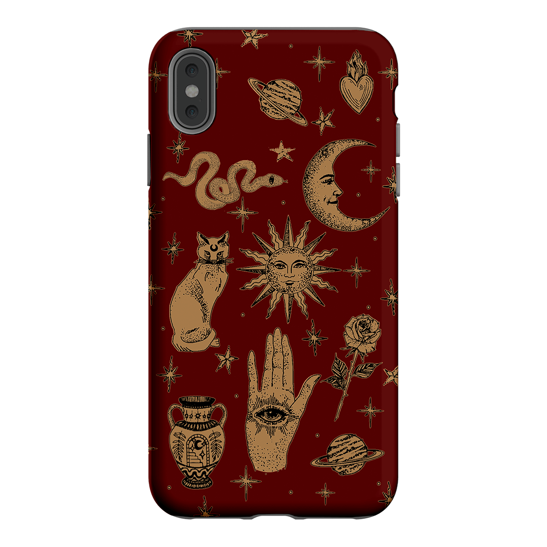 Astro Flash Red Printed Phone Cases iPhone XS Max / Armoured by Veronica Tucker - The Dairy
