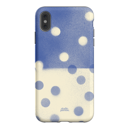 Bleu Polka Dot Printed Phone Cases iPhone XS Max / Armoured by Jasmine Dowling - The Dairy