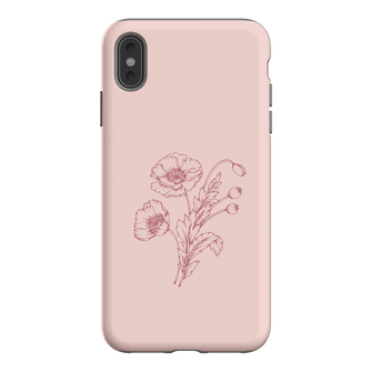 Blush Poppies Printed Phone Cases iPhone XS Max / Armoured by Typoflora - The Dairy
