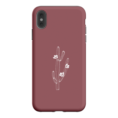Cactus Flower Printed Phone Cases iPhone XS Max / Armoured by Typoflora - The Dairy