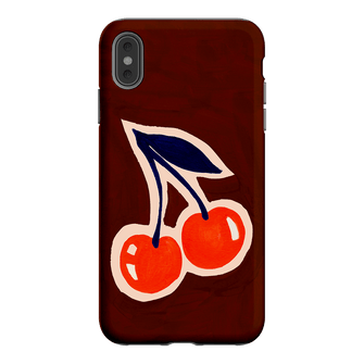 Cherries Printed Phone Cases iPhone XS Max / Armoured by Studio Bon - The Dairy