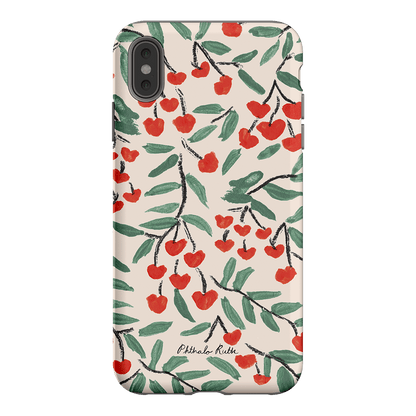 Cherry Love Printed Phone Cases iPhone XS Max / Armoured by Phthalo Ruth - The Dairy