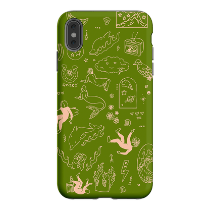 Easty Flash Green Printed Phone Cases iPhone XS Max / Armoured by Easty Beasty - The Dairy