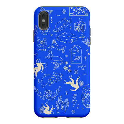 Easty Flash Blue Printed Phone Cases iPhone XS Max / Armoured by Easty Beasty - The Dairy