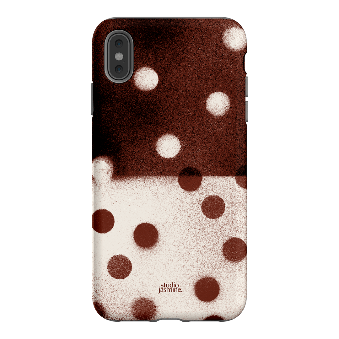 Espresso Polka Dot Printed Phone Cases iPhone XS Max / Armoured by Jasmine Dowling - The Dairy