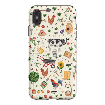 Farm Stay Printed Phone Cases iPhone XS Max / Armoured by BG. Studio - The Dairy