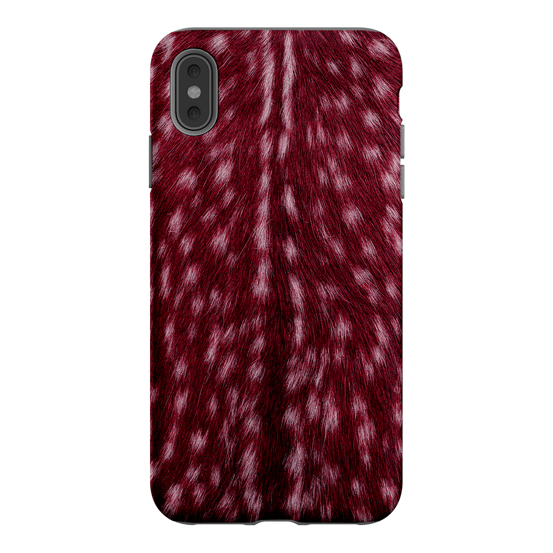Fawn Burgundy Printed Phone Cases iPhone XS Max / Armoured by The Dairy - The Dairy