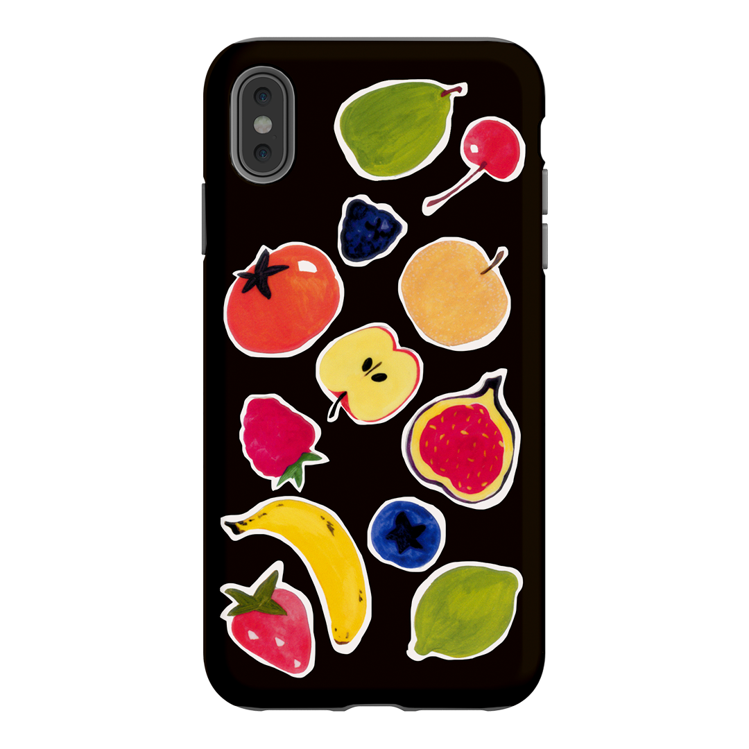 Fruit Stickers Printed Phone Cases iPhone XS Max / Armoured by Studio Bon - The Dairy