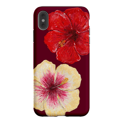 Hibiscus Flower Printed Phone Cases iPhone XS Max / Armoured by BG. Studio - The Dairy