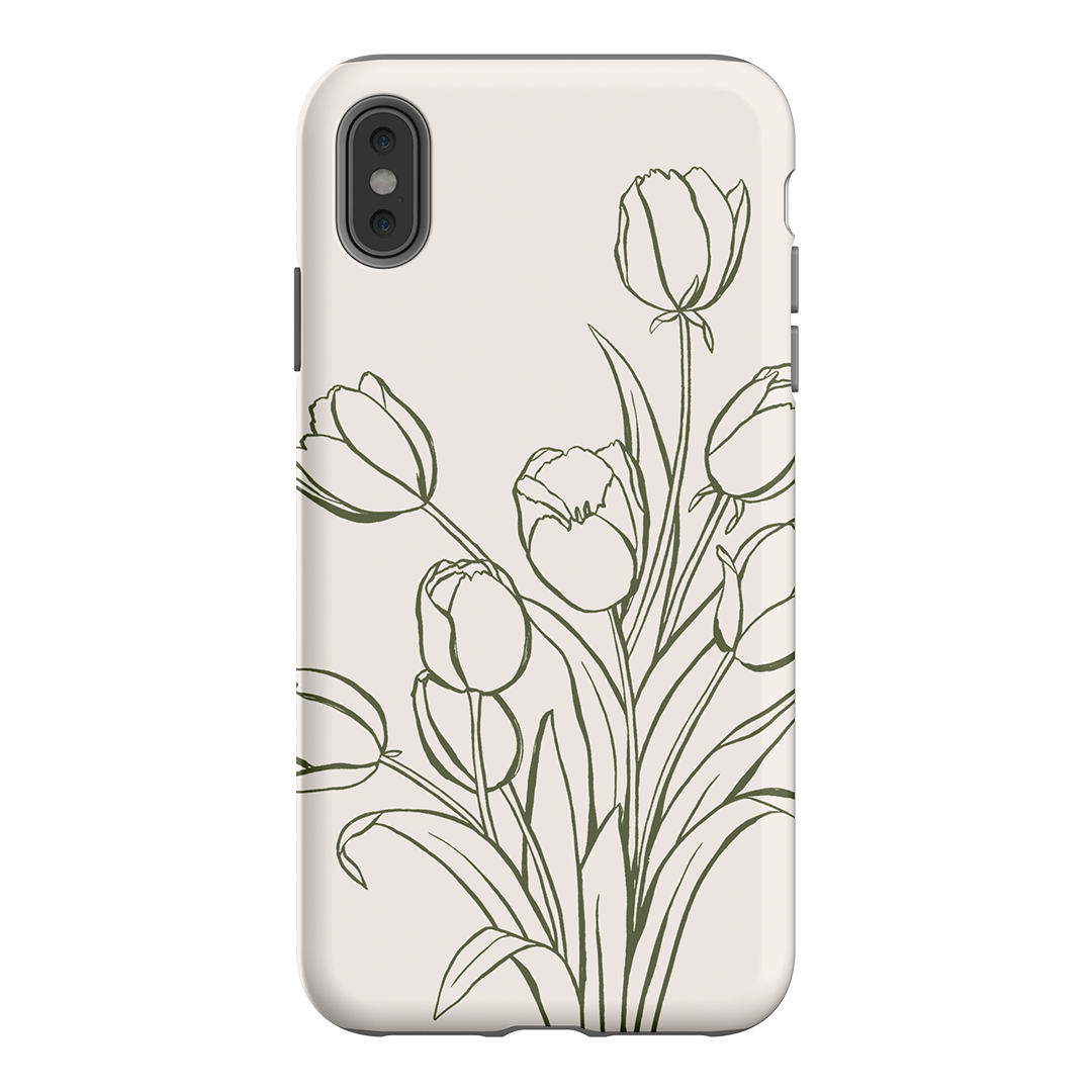 Inked Tulips Printed Phone Cases iPhone XS Max / Armoured by Typoflora - The Dairy