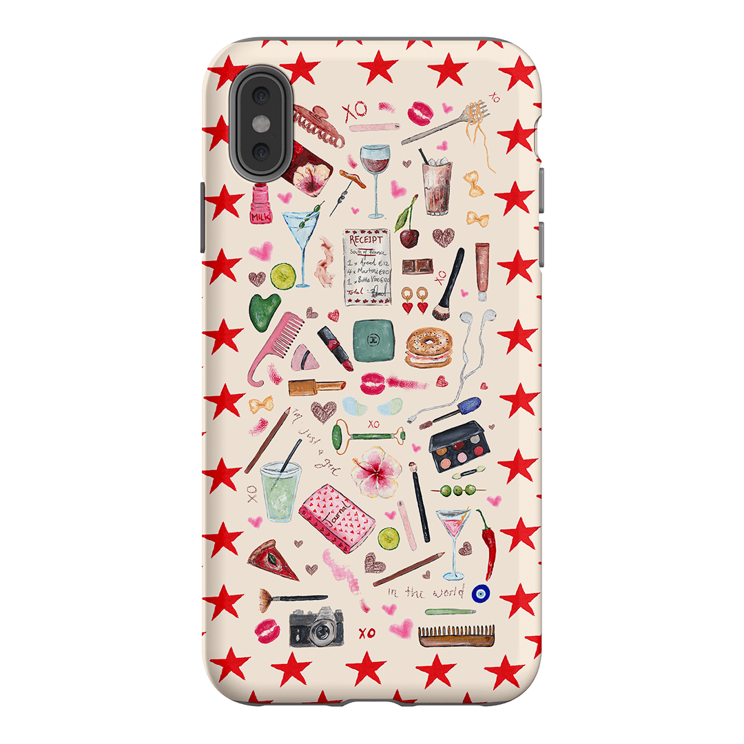 Just A Girl Printed Phone Cases iPhone XS Max / Armoured by BG. Studio - The Dairy