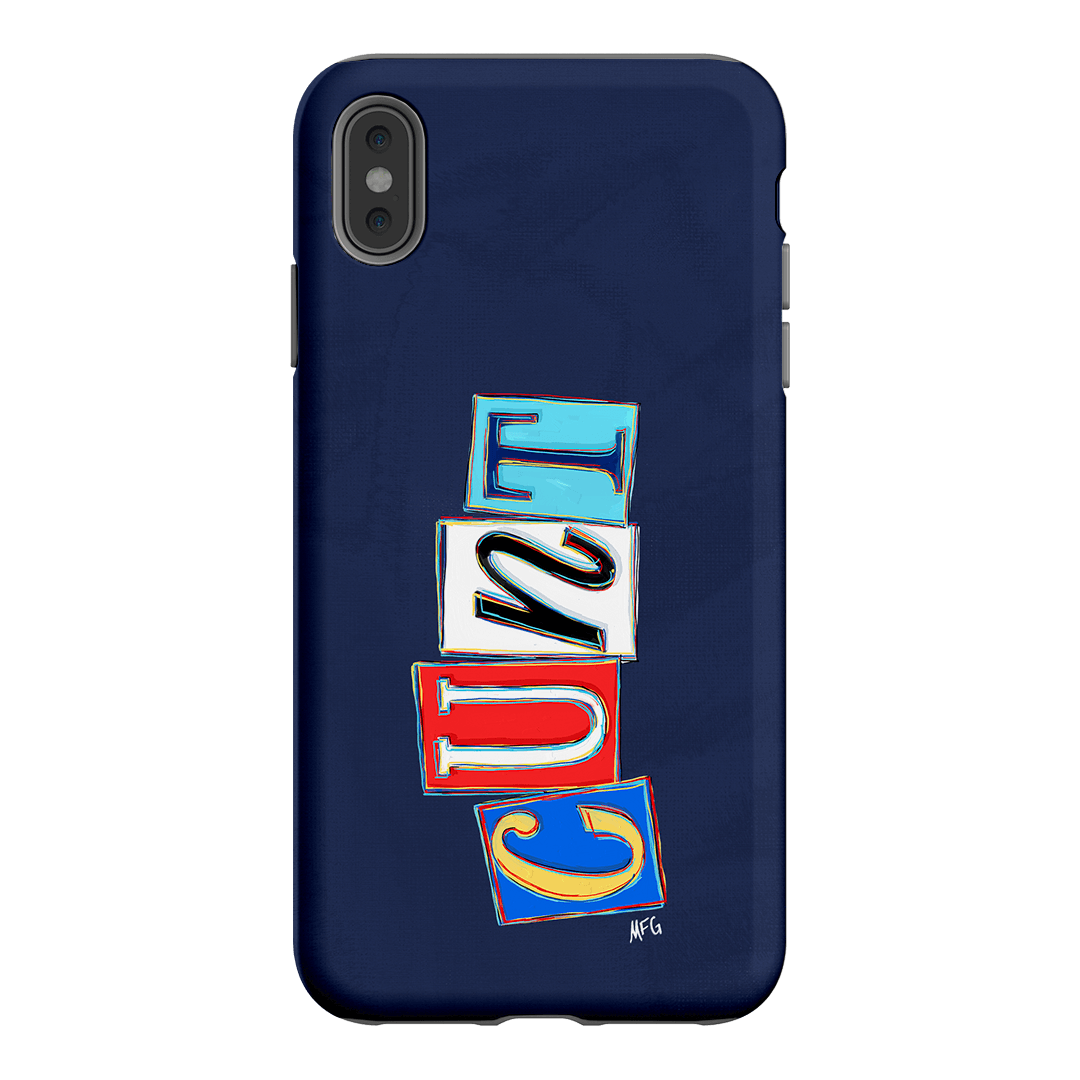 Lil Cnts Blue Printed Phone Cases iPhone XS Max / Armoured by Margarbs Art - The Dairy