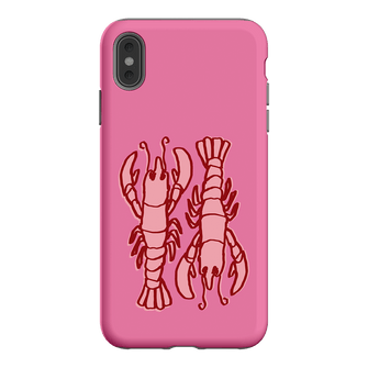 Lobster Love Pink Printed Phone Cases iPhone XS Max / Armoured by The Dairy - The Dairy