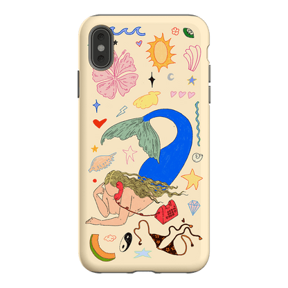 Mermaid Salad Cream Printed Phone Cases iPhone XS Max / Armoured by Easty Beasty - The Dairy