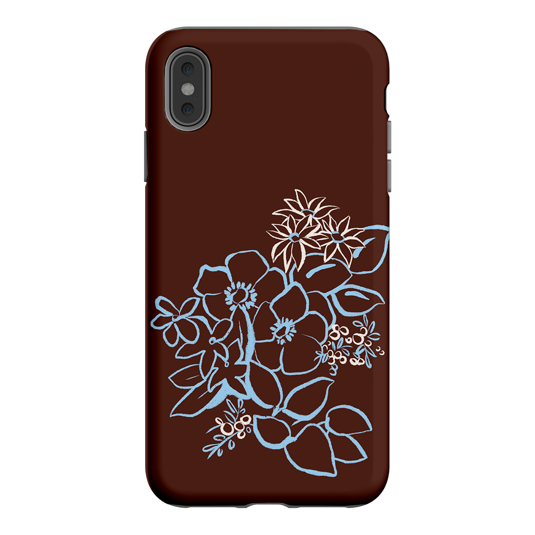 Mocha Posy Printed Phone Cases iPhone XS Max / Armoured by Typoflora - The Dairy