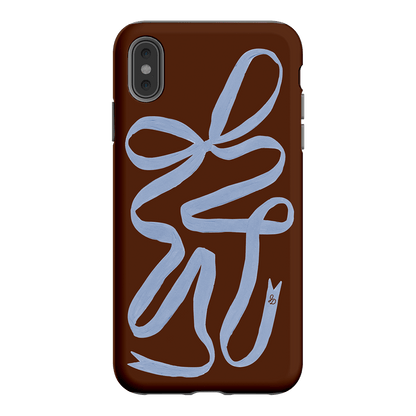 Mocha Ribbon Printed Phone Cases iPhone XS Max / Armoured by Jasmine Dowling - The Dairy