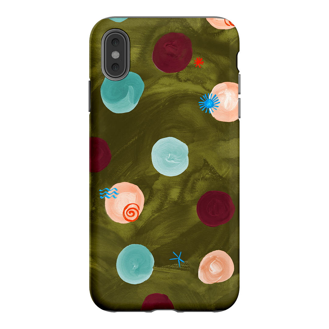 Olive Spot Printed Phone Cases iPhone XS Max / Armoured by Charlie Taylor - The Dairy