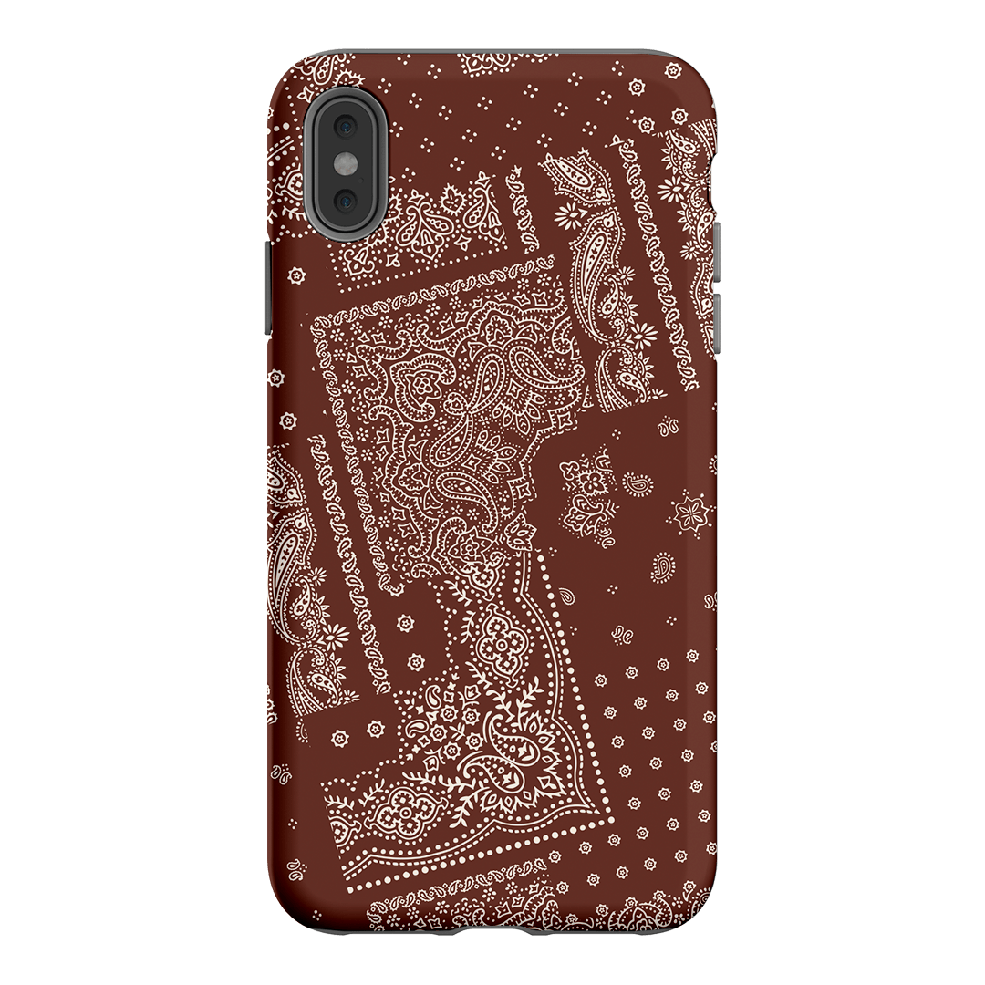 Paisley Cinnamon Printed Phone Cases iPhone XS Max / Armoured by The Dairy - The Dairy