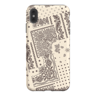 Paisley Ecru Printed Phone Cases iPhone XS Max / Armoured by The Dairy - The Dairy