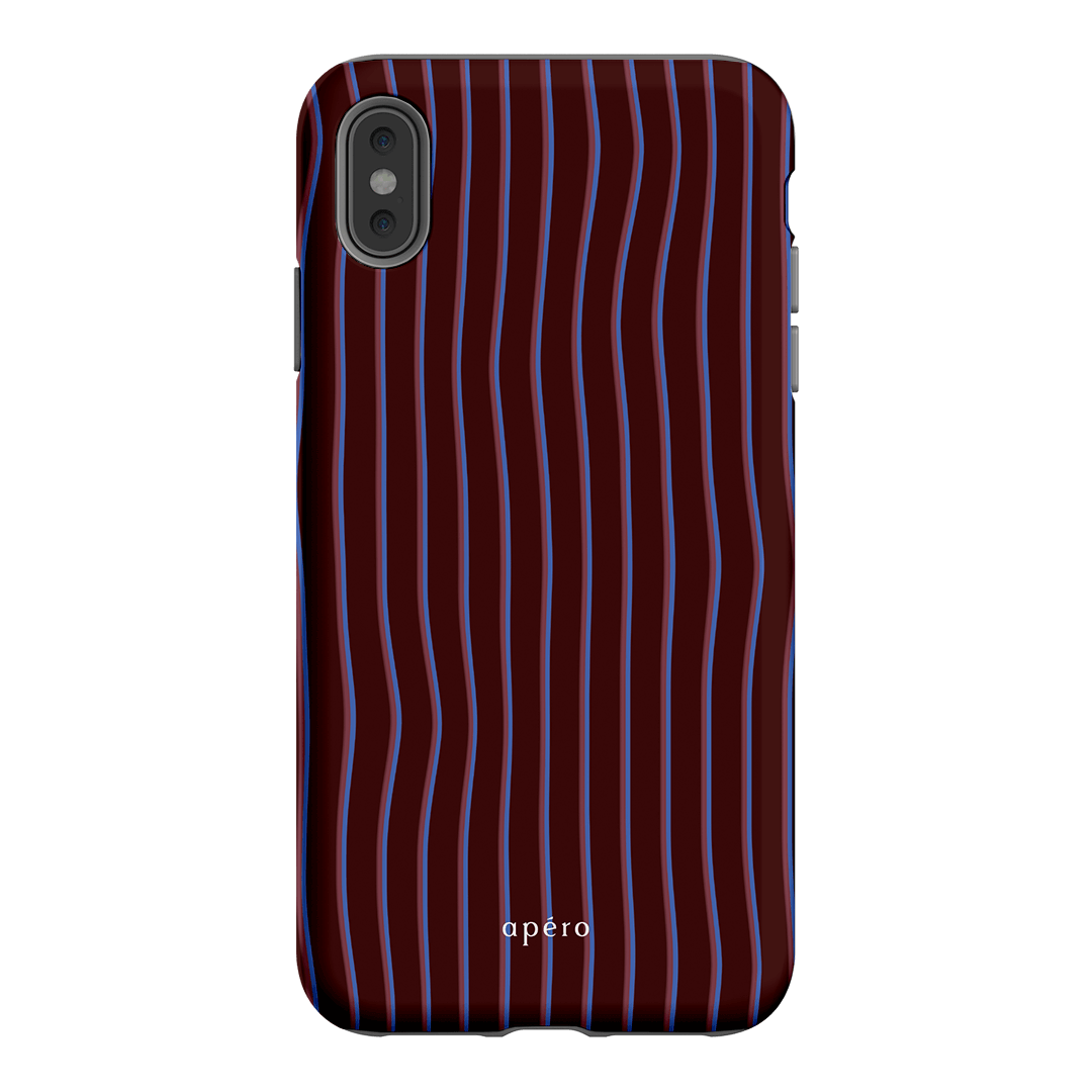 Panama Burgundy Printed Phone Cases iPhone XS Max / Armoured by Apero - The Dairy