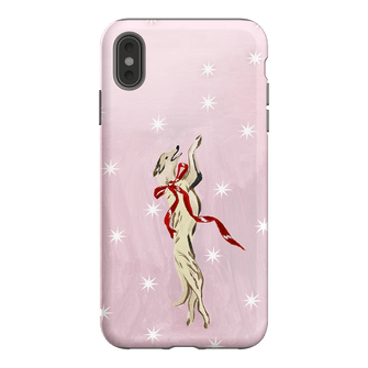 Pink Bow Hound Printed Phone Cases iPhone XS Max / Armoured by Lisa Hu - The Dairy
