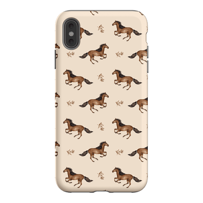 Running Horse Printed Phone Cases iPhone XS Max / Armoured by Kasiags Art - The Dairy