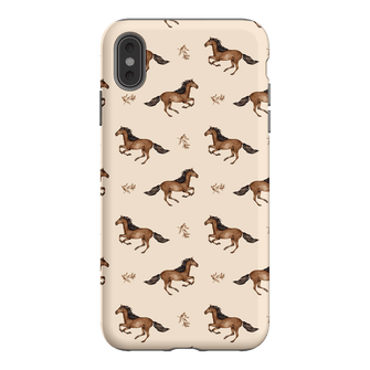 Running Horse Printed Phone Cases iPhone XS Max / Armoured by Kasiags Art - The Dairy